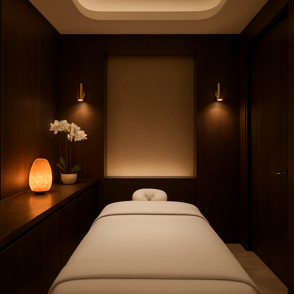 Private luxury treatment suite at Goa Unisex Wellness Zone